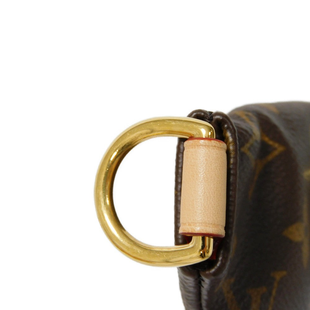 Louis Vuitton Shoulder Bag M46784 Monogram Canvas X Natural Cowhide Leather Brown Current Lv Logo