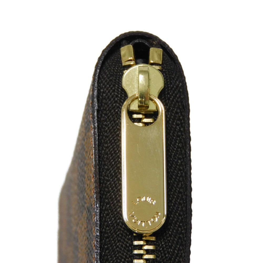 Louis Vuitton Coin Case N63070 Damier Canvas X Grain Leather (Embossed) Brown Good Condition Logo