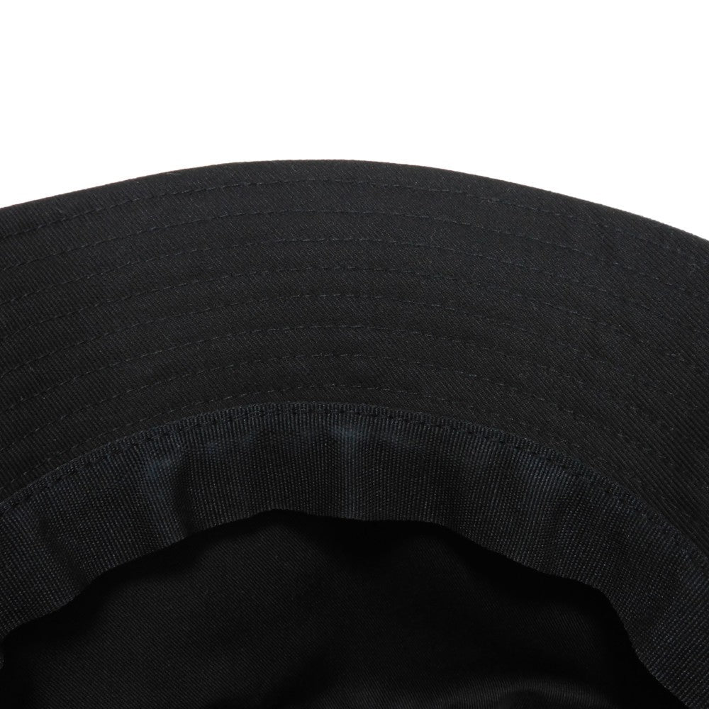 Celine Hat 2Au5B968P.38Ub Cotton Black M 22.8" Gabardine White New Logo Logo Bucket Hat