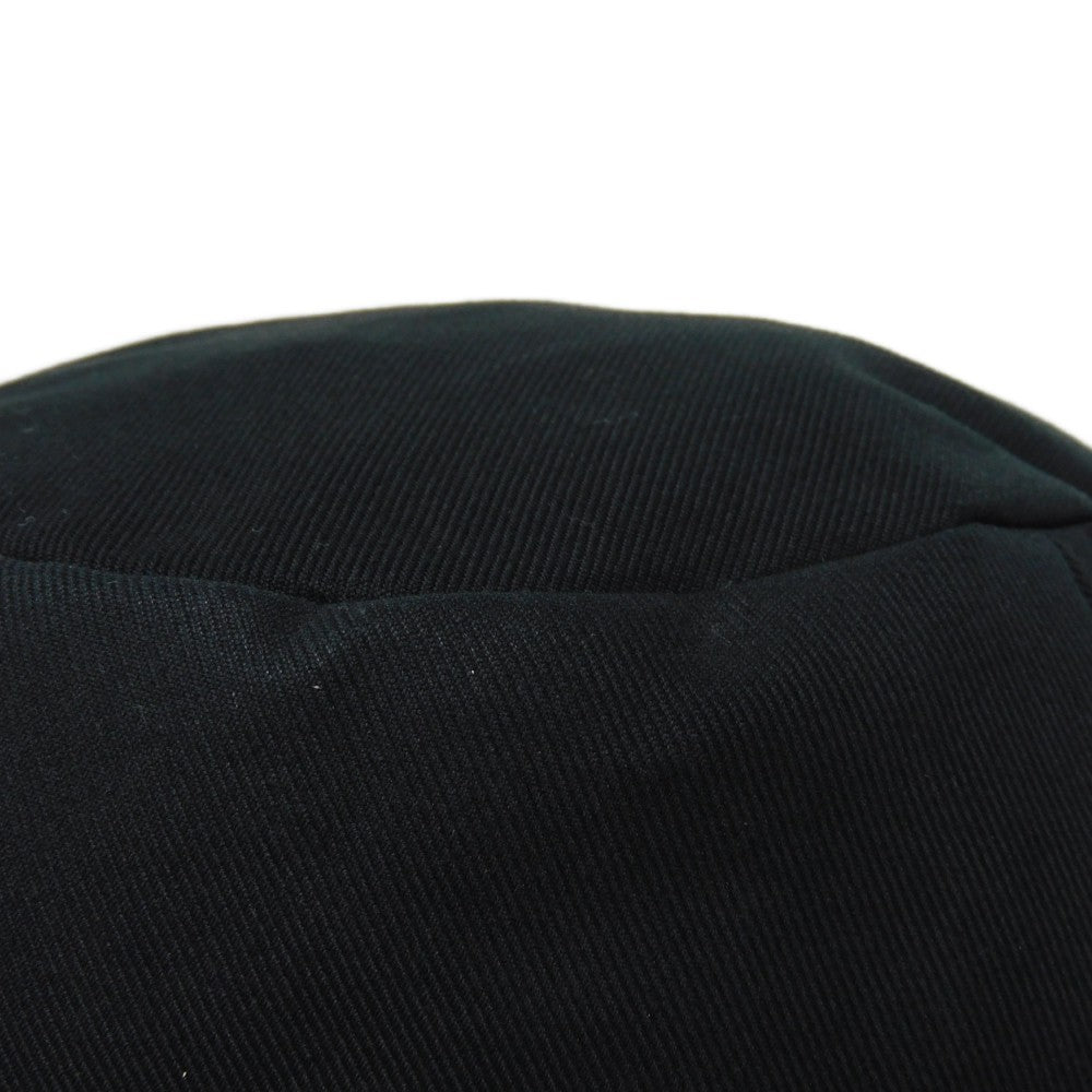Celine Hat 2Au5B968P.38Ub Cotton Black M 22.8" Gabardine White New Logo Logo Bucket Hat