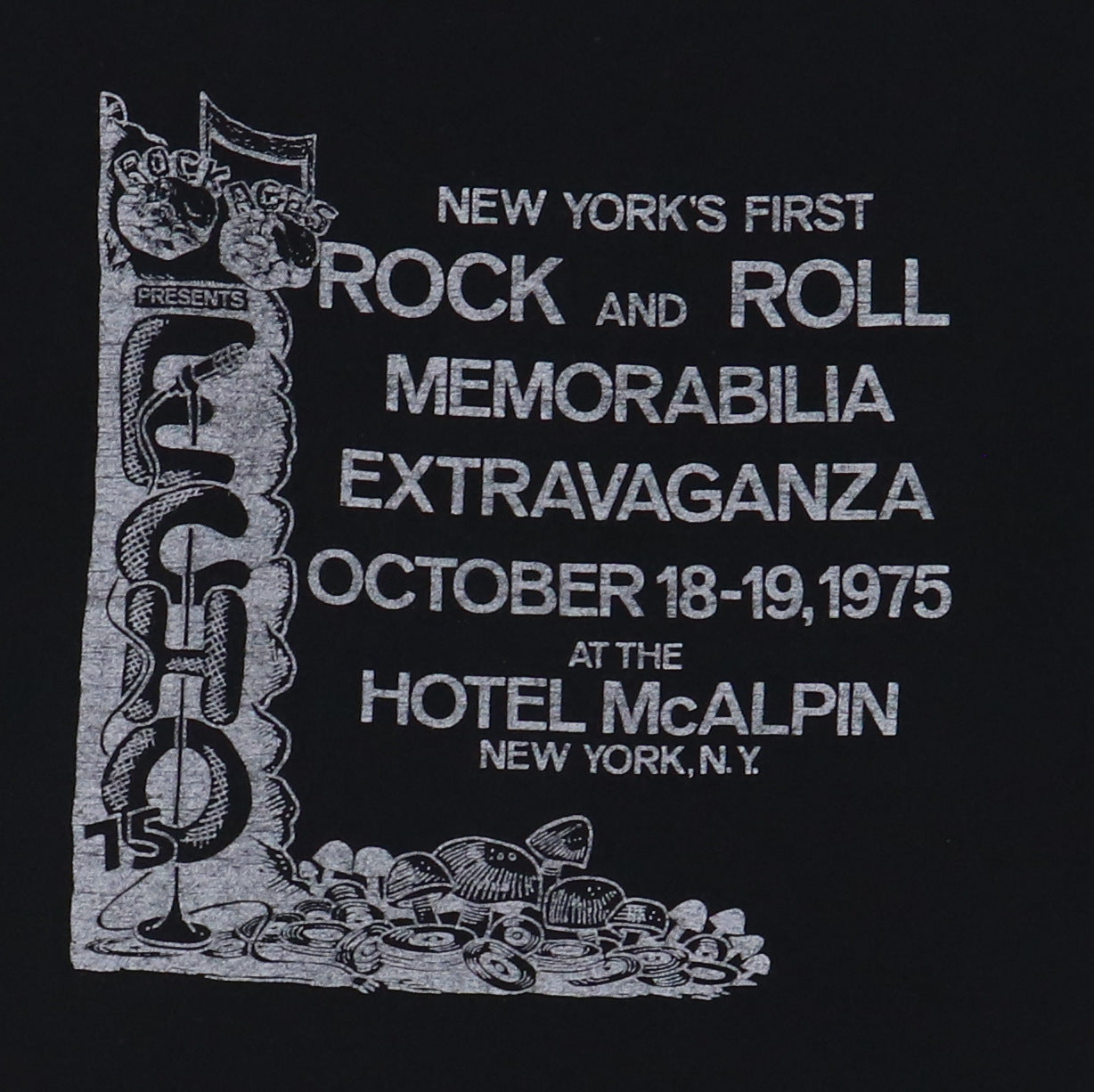 1975 New York's Rock N Roll Memorabilia