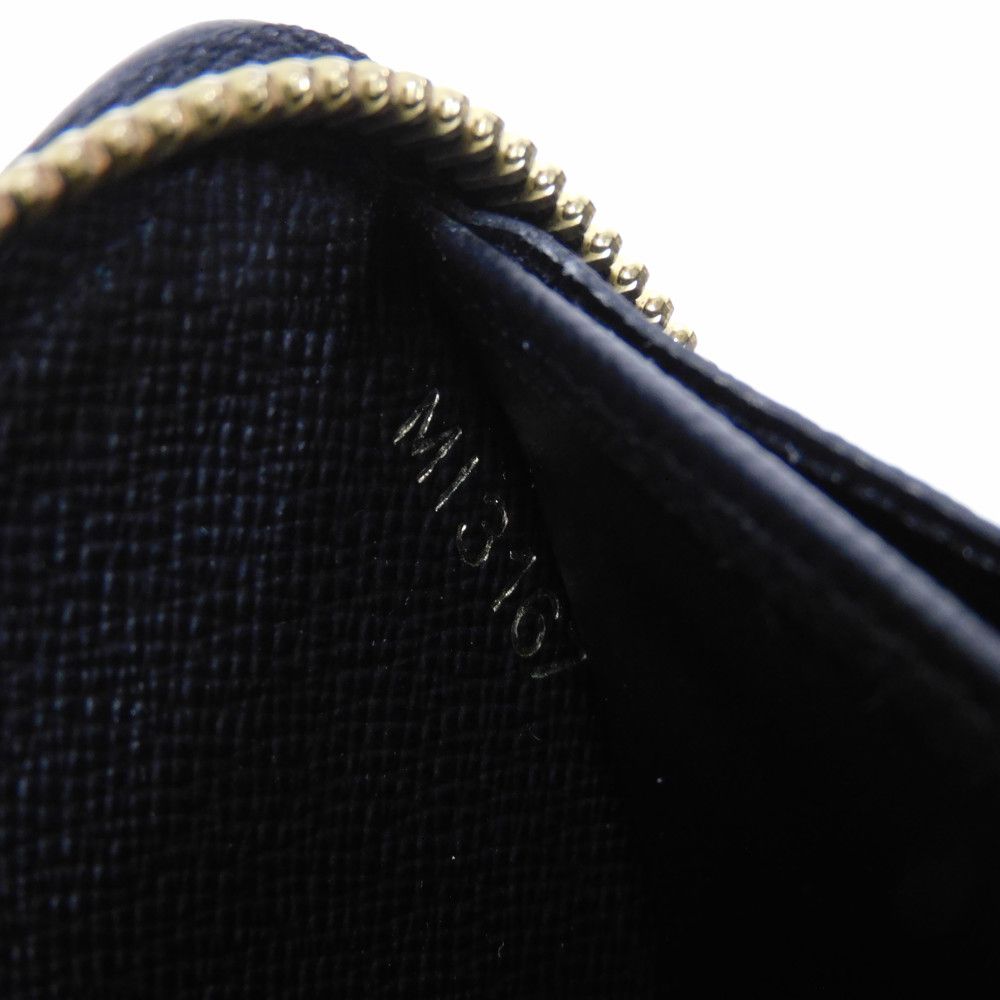 Louis Vuitton Long Wallet Purse M61855 Monogram Canvas X Calfskin Leather Noir Brown Black New Zip