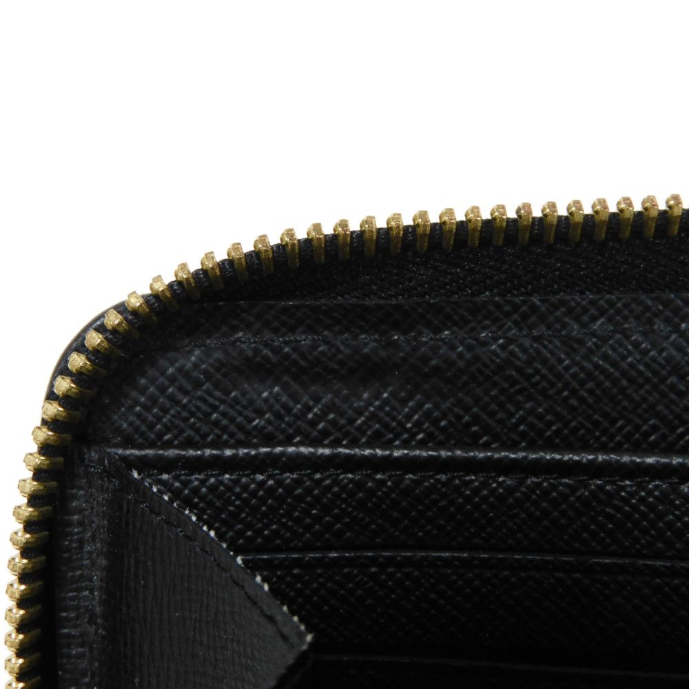 Louis Vuitton Long Wallet Purse M61855 Monogram Canvas X Calfskin Leather Noir Brown Black New Zip