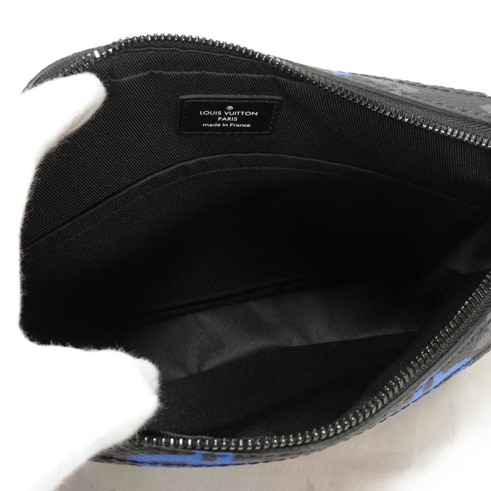 Louis Vuitton Shoulder Bag M21396 Monogram Eclipse Canvas Noir Monogram Eclipse Graffiti Trio