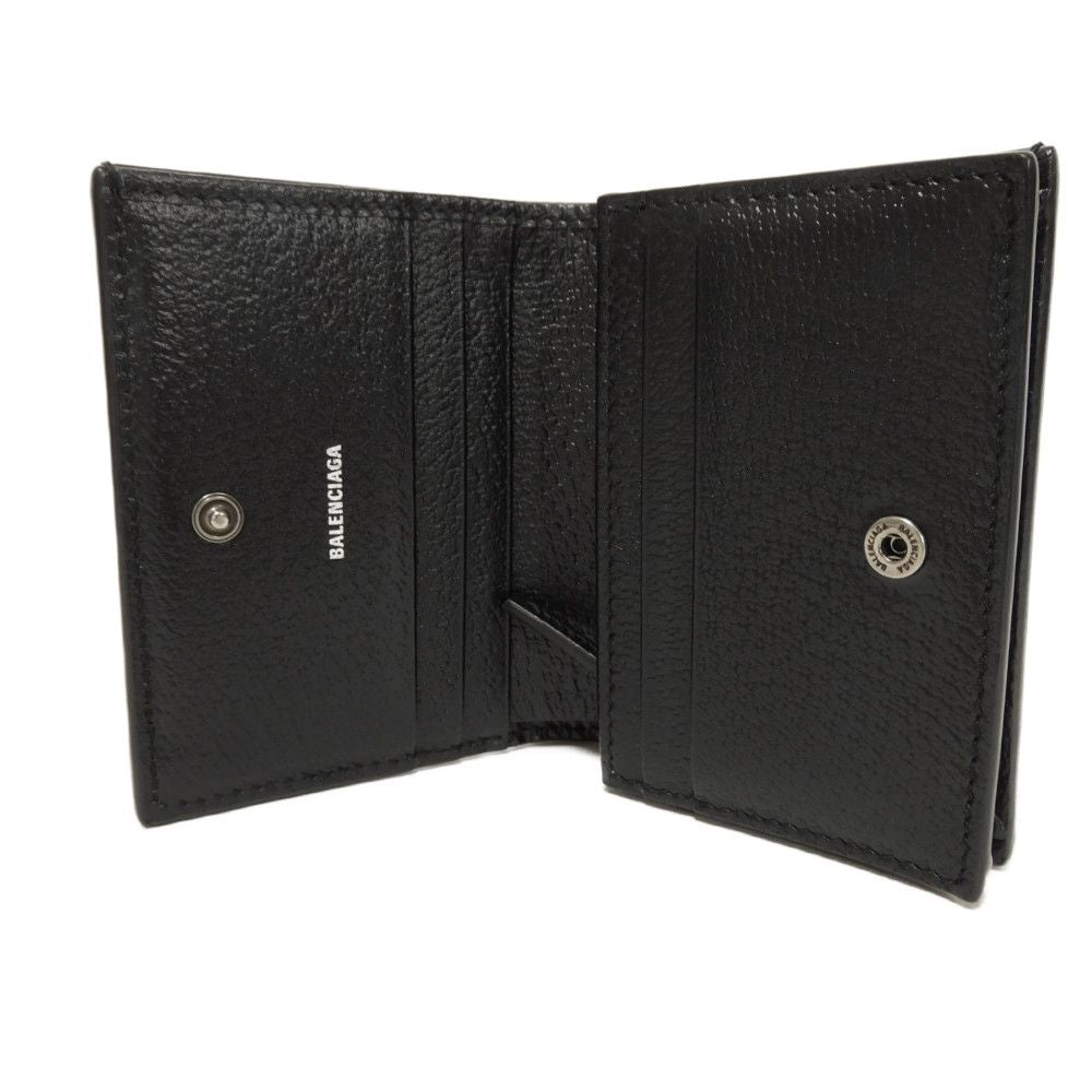 Balenciaga Bifold Wallet 680385 2103X 1000 Gg Canvas X Calf Leather Black Bb Gg Canvas Gucci The