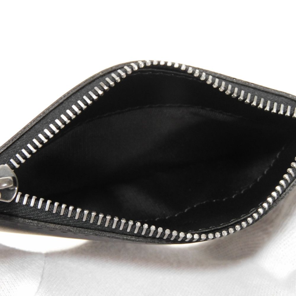 Valentino Coin Case 1Y0P0540Bhy Smooth Calfskin Leather Black Calfskin Rfid Unused One Studs Vltn