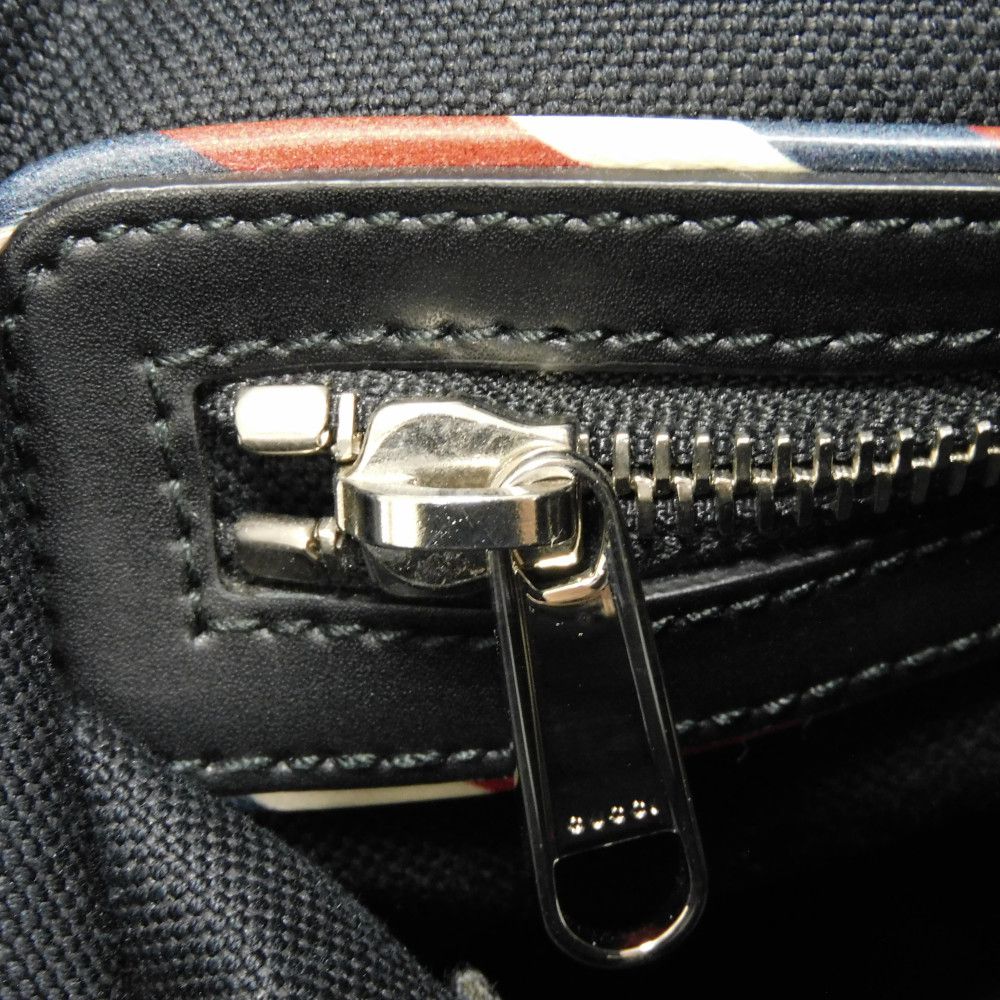 Gucci Shoulder Bag 474137 9F23N 8850 Gg Supreme Canvas (Polyurethane Processing) X Calfskin Leather