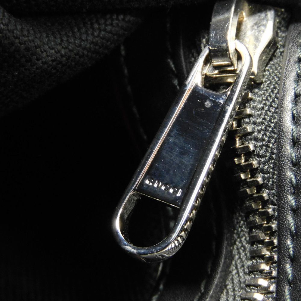 Gucci Shoulder Bag 474137 9F23N 8850 Gg Supreme Canvas (Polyurethane Processing) X Calfskin Leather