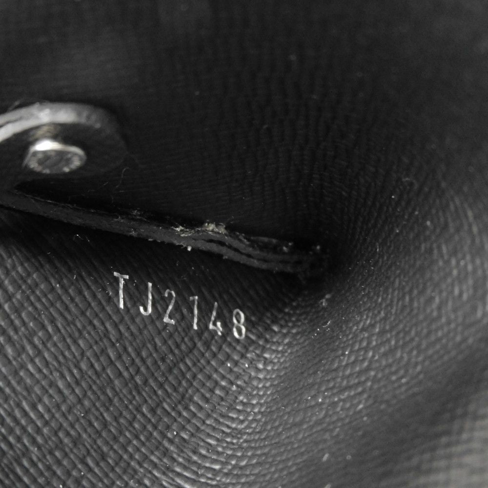 Louis Vuitton Coin Case N61235 Damier Graphite Canvas Noir Logo Black Checkered Key Ring Unused