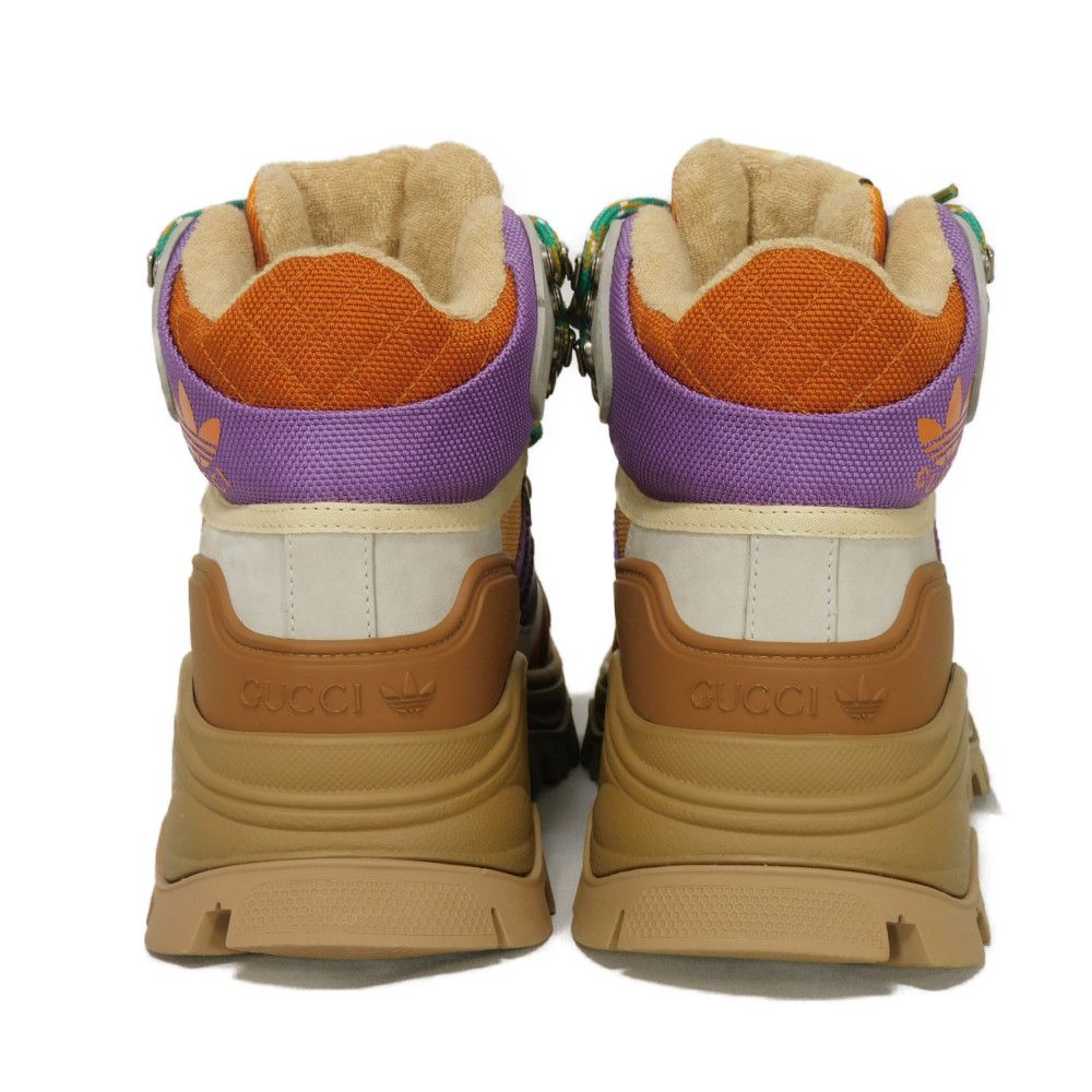 Gucci Boots 721394 Faaw 59762 Fabric Multicolor Trefoil Logo Adidas Trekking Shoes 34