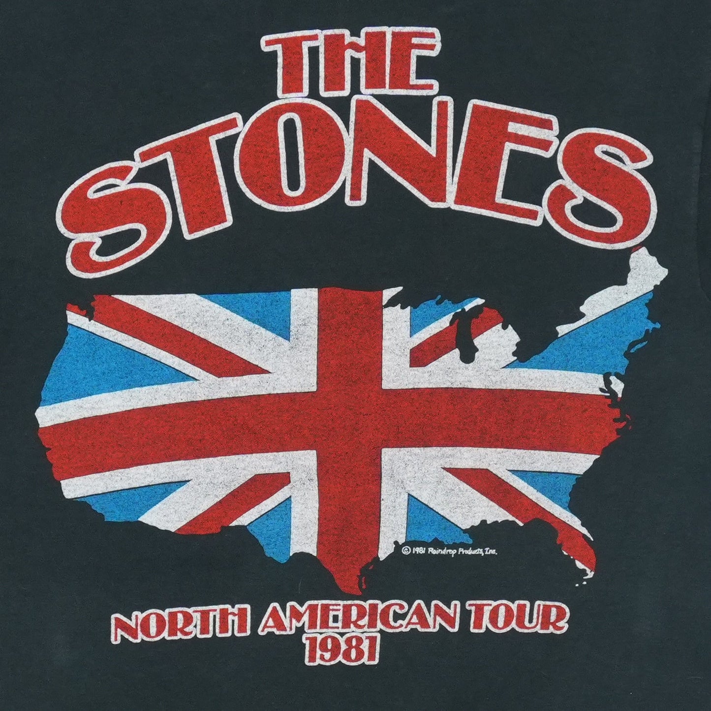 1981 Rolling Stones North American Tour Shirt