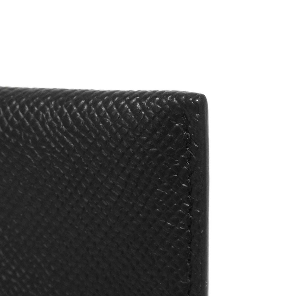Martin Margiela Shoulder Bag Sa1Vz0002 Grainy Calf Leather Black 4Stitch Smartphone Pouch