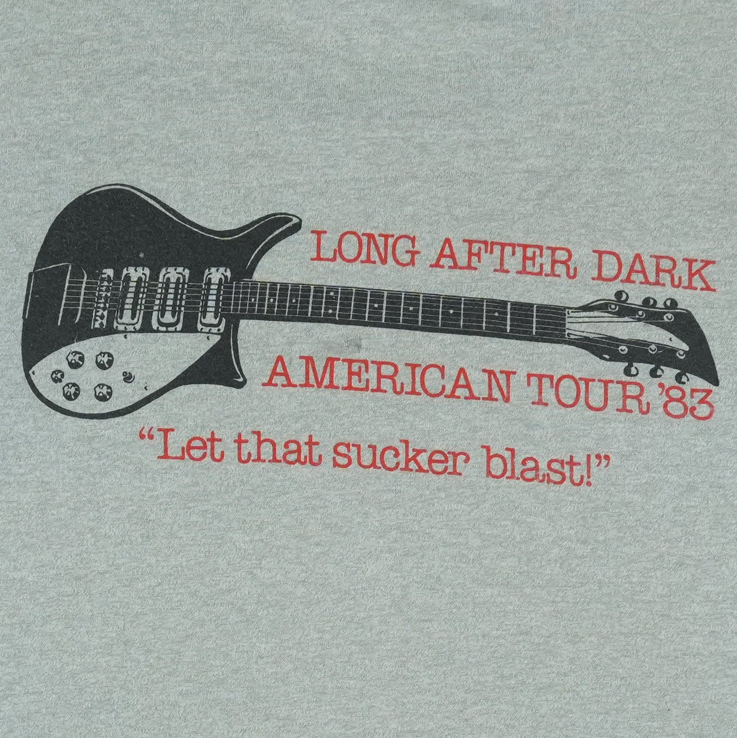 1983 Tom Petty Long After Dark Tour Shirt