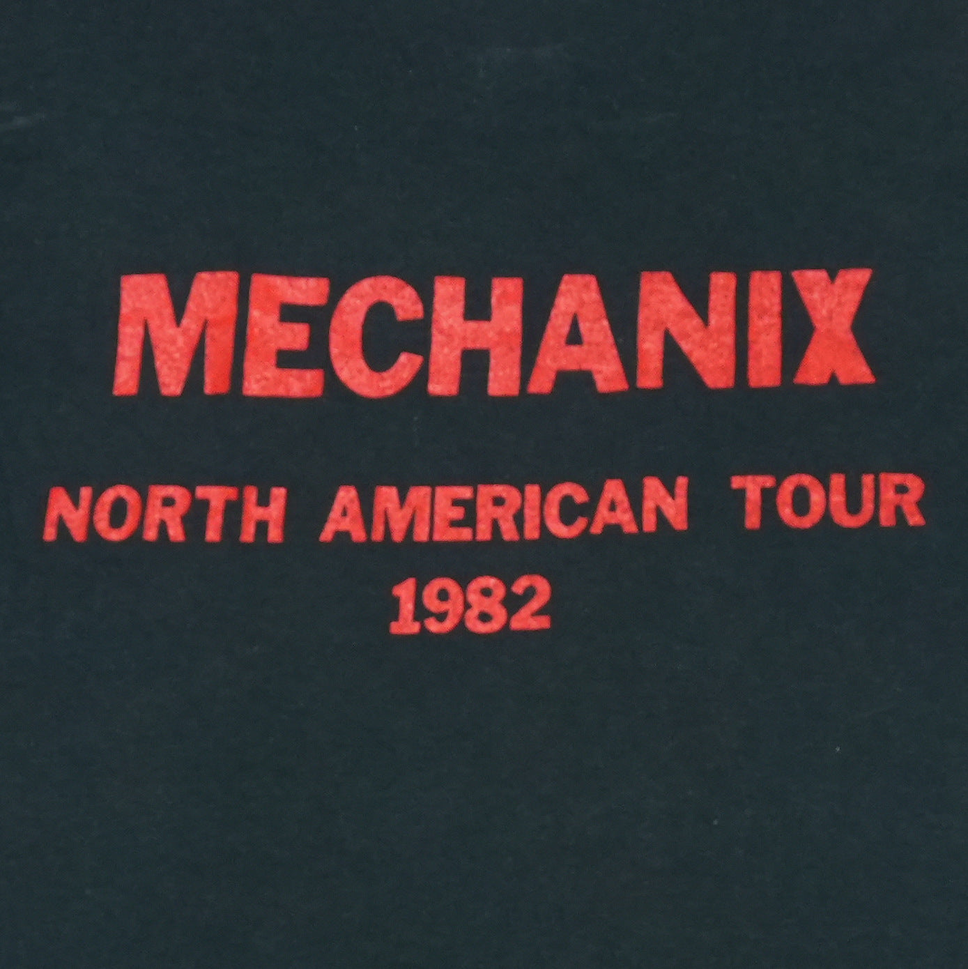 1982 Ufo Mechanix Tour Shirt