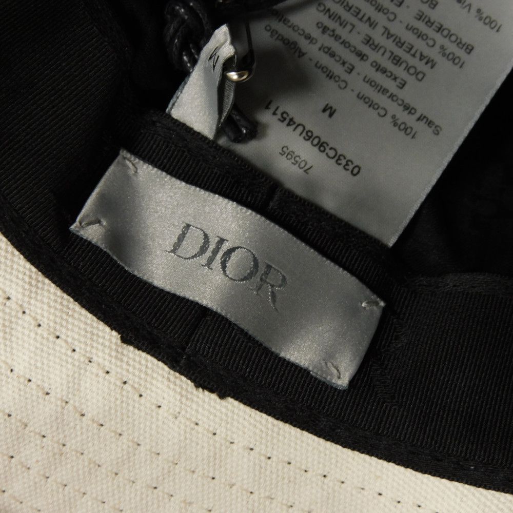 Dior Hat 033C906U4511 Cotton Black Travis Scott Cactus Jack Bob Bucket Hat