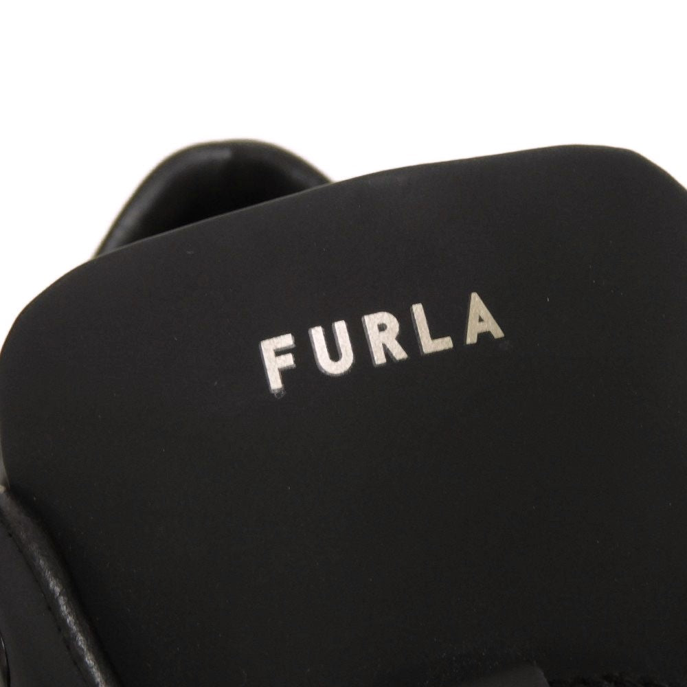 Furla Sneakers Yf42Fjo Smooth Calf Leather (Rubberized) Black Joy Lace-Up