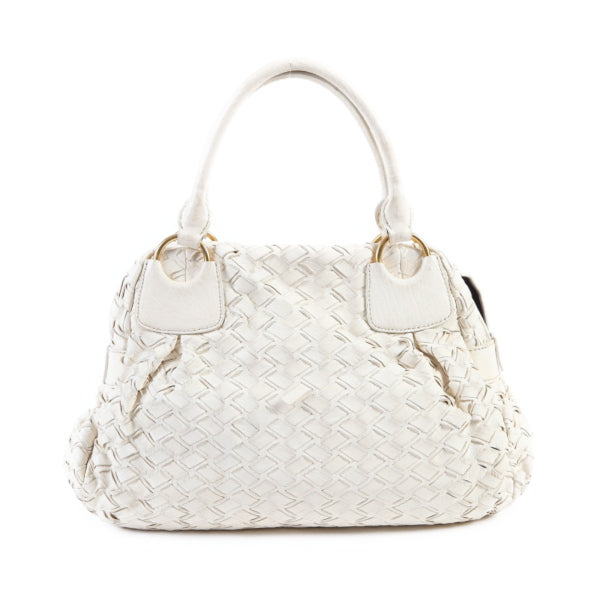 Miumiu Handbag Others White Miumiu Mew Mew Sacca 2 Manici Women