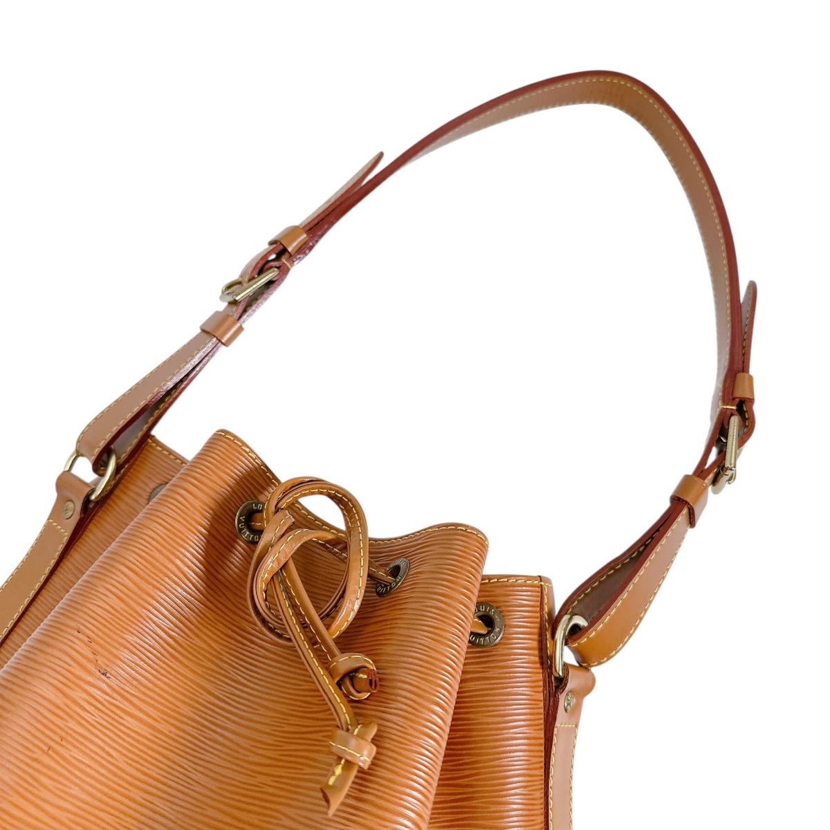 Louis Vuitton Shoulder Bag M44008 Epi Leather Brown Epi Noe