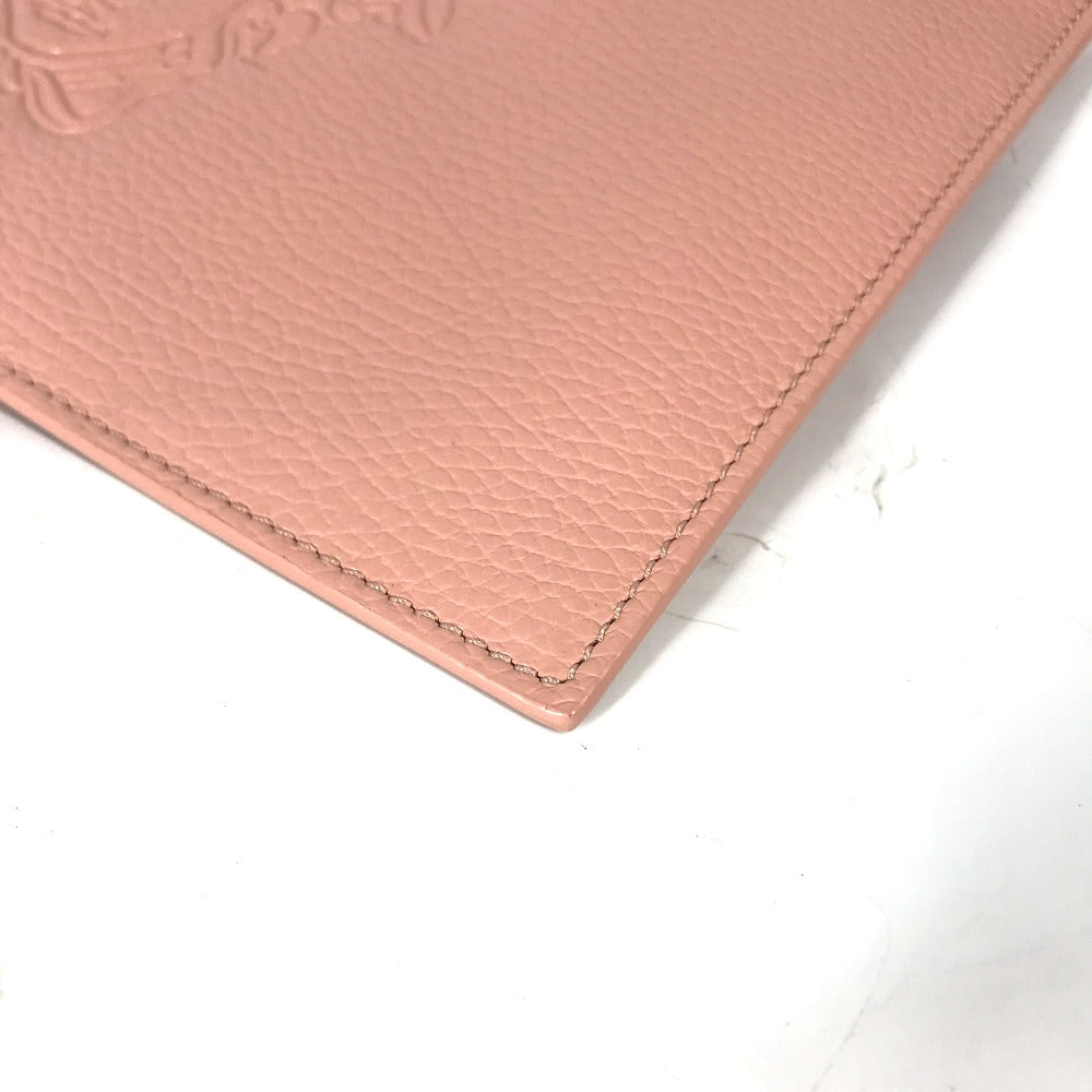 Versace Clutch Bag Leather Pink Bag Pouch Medusa Women