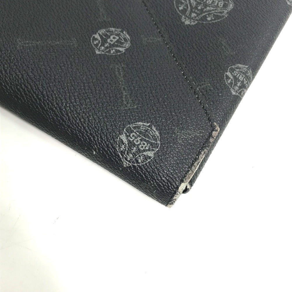 Berluti Clutch Bag Leather Black Logo Mens