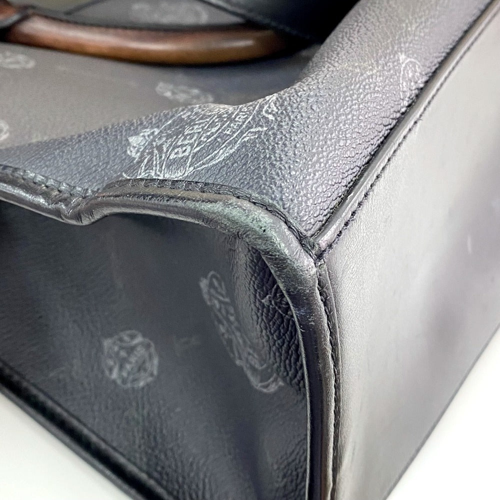 Berluti Tote Bag Canvas / Leather Black Ulysse Small Mens