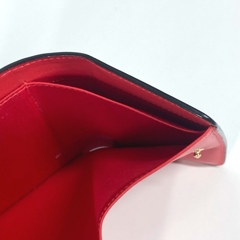 Christian Louboutin Trifold Wallet 1205105 Leather Black Rubigaga