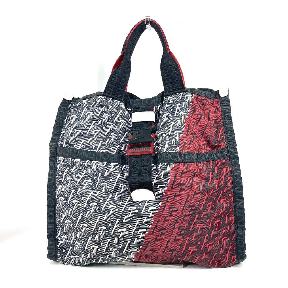 Christian Louboutin Shoulder Bag Nylon Red Logo Unisex(Unisex)