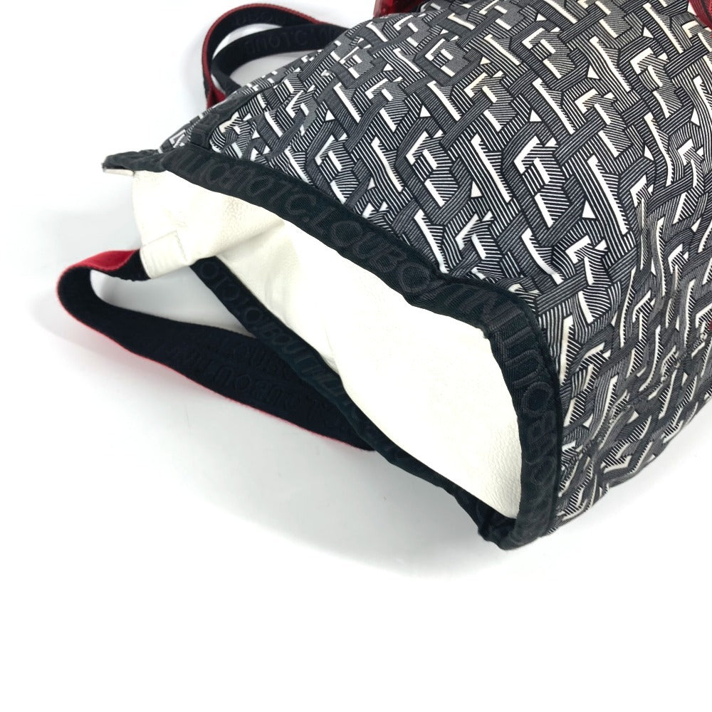 Christian Louboutin Shoulder Bag Nylon Red Logo Unisex(Unisex)