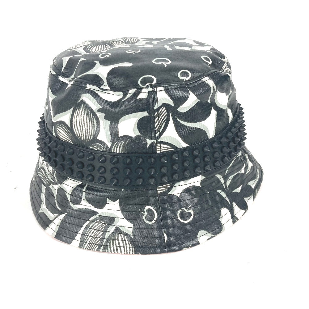 Christian Louboutin Hat Cotton Black Studs Mens(Unisex) M
