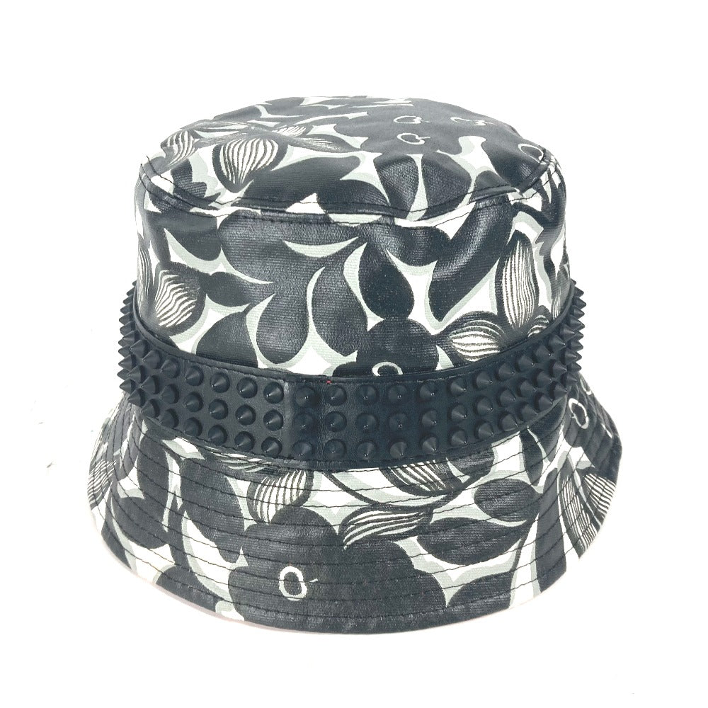 Christian Louboutin Hat Cotton Black Studs Mens(Unisex) M