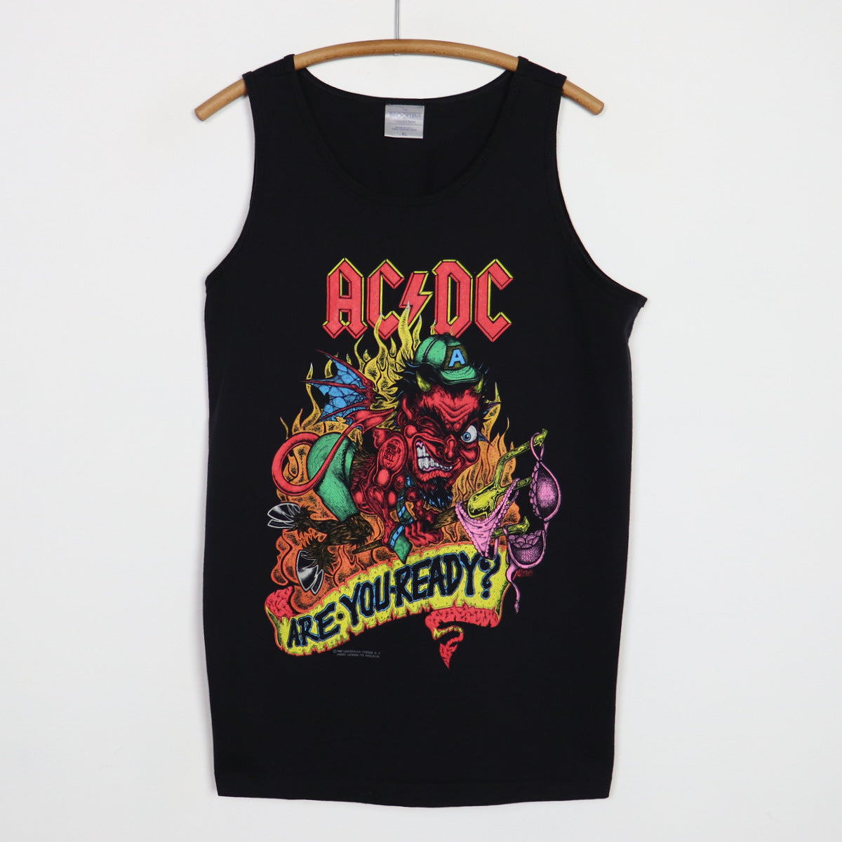 1990 Acdc Are You Ready Tank Top Shirt