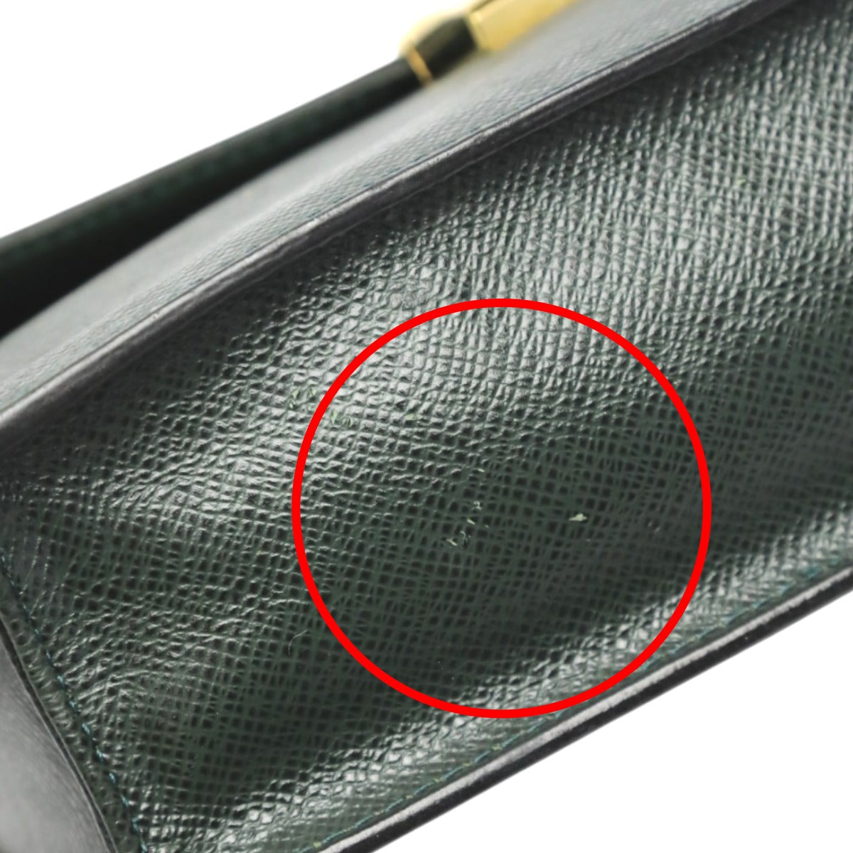 Louis Vuitton Business Bag M30776 Taiga Green Clutch Back Taiga Porto Doqun Mens