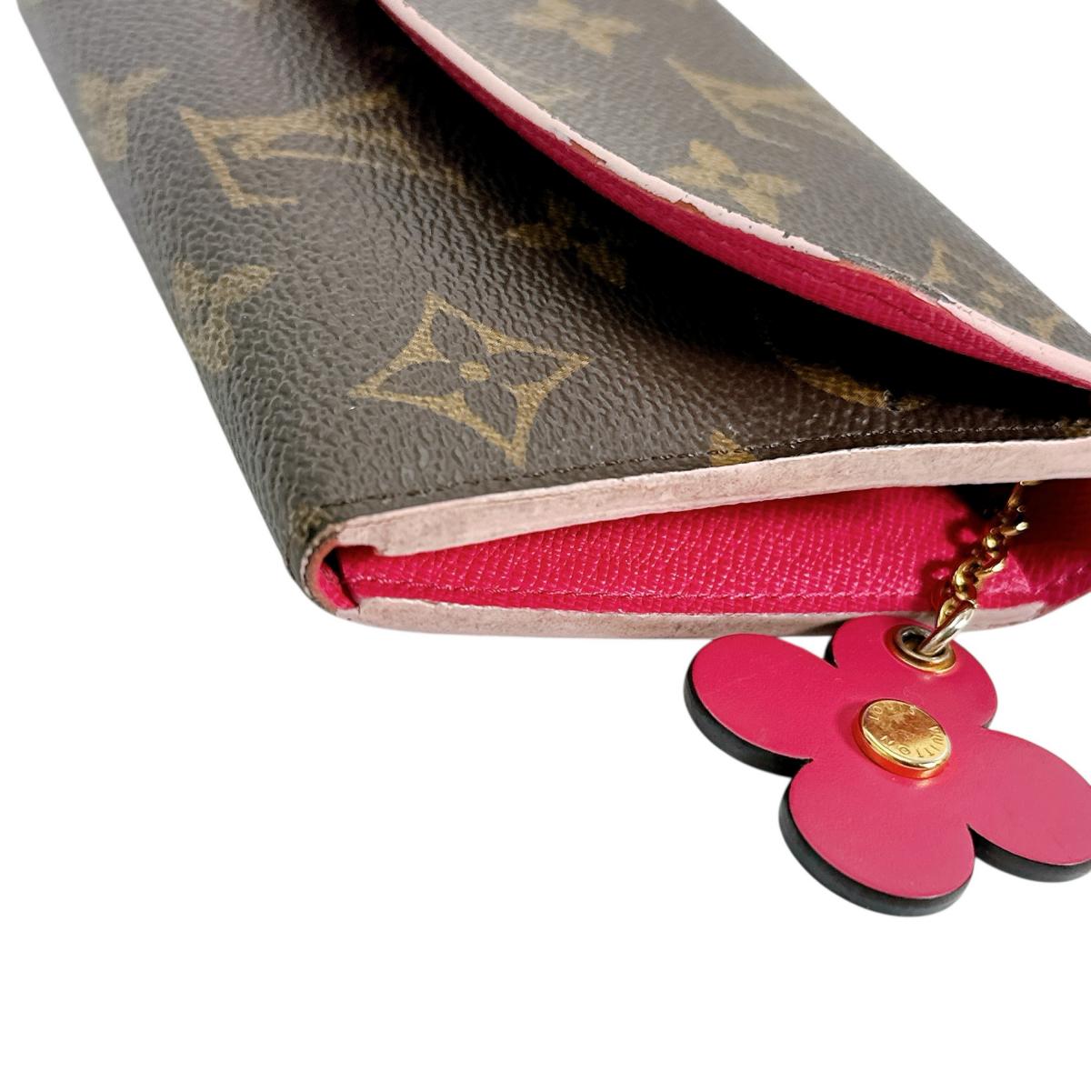 Louis Vuitton Long Wallet Purse M64202 Monogram Canvas Brown Long Wallet Purse Monogram