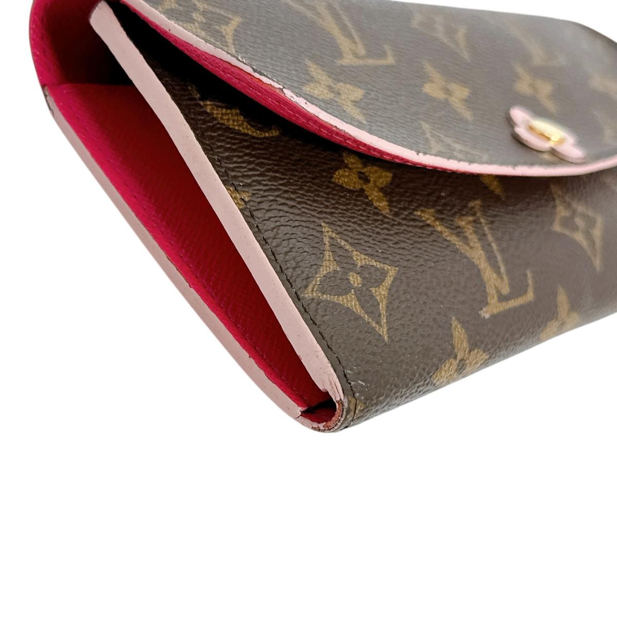 Louis Vuitton Long Wallet Purse M64202 Monogram Canvas Brown Long Wallet Purse Monogram