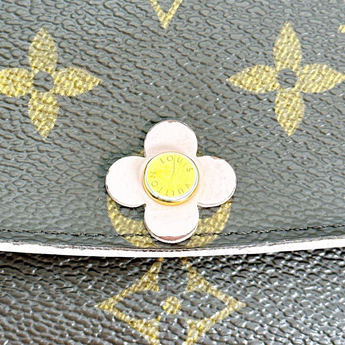 Louis Vuitton Long Wallet Purse M64202 Monogram Canvas Brown Long Wallet Purse Monogram