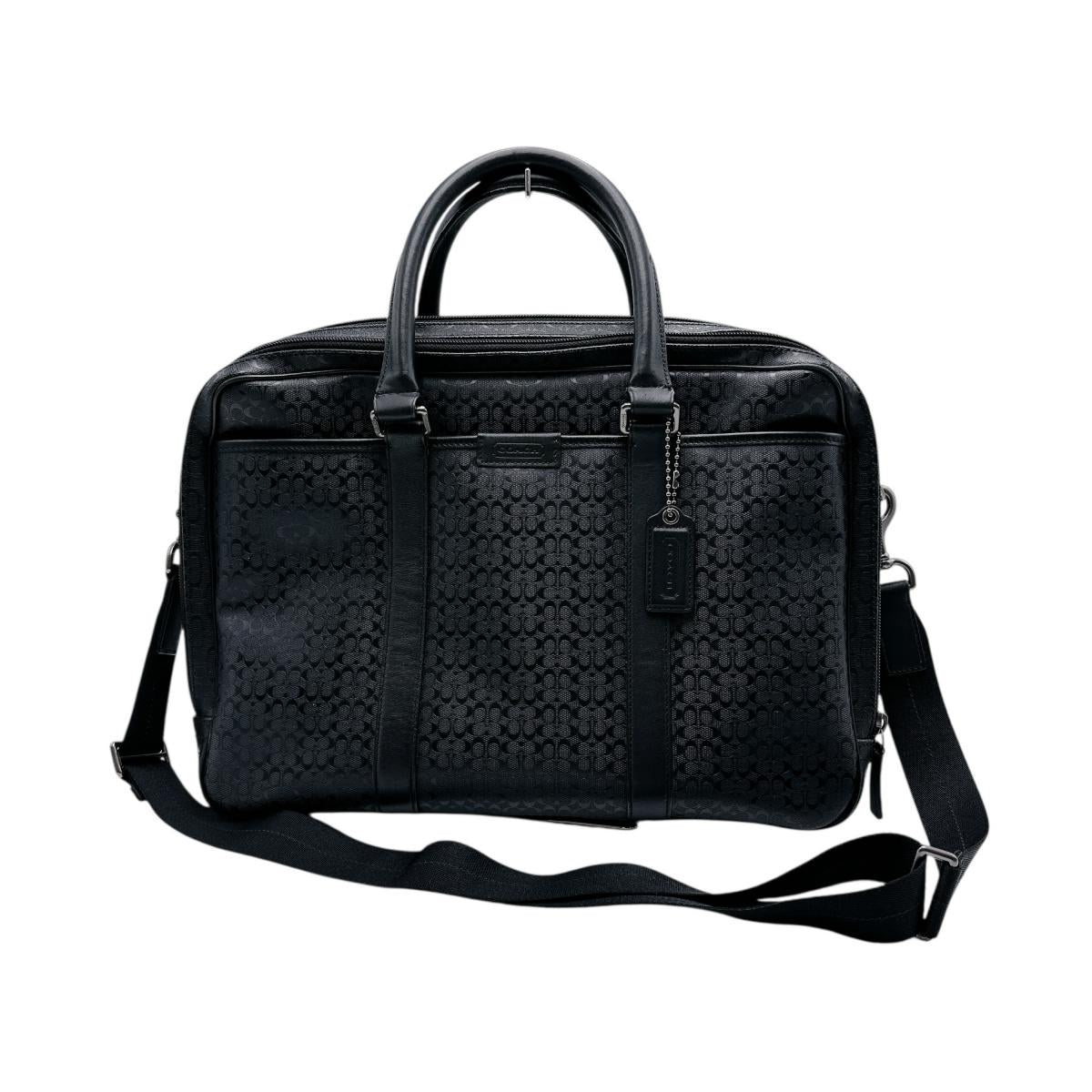 Coach Business Bag A1469-F70766 Pvc Black 2 Way Back Business Back Mens