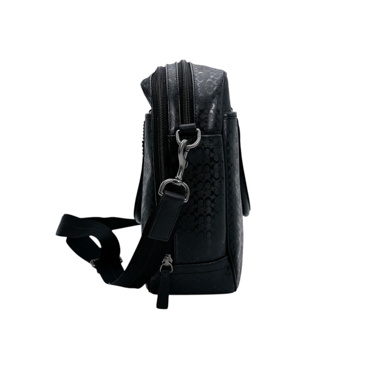 Coach Business Bag A1469-F70766 Pvc Black 2 Way Back Business Back Mens