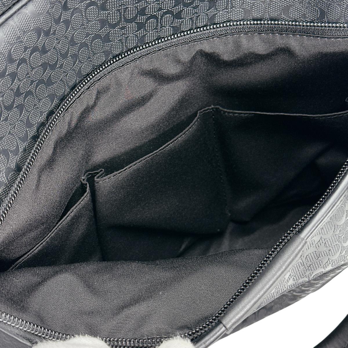 Coach Business Bag A1469-F70766 Pvc Black 2 Way Back Business Back Mens