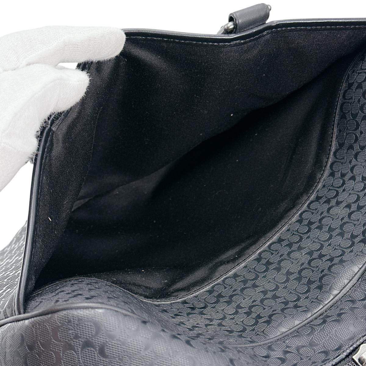 Coach Business Bag A1469-F70766 Pvc Black 2 Way Back Business Back Mens