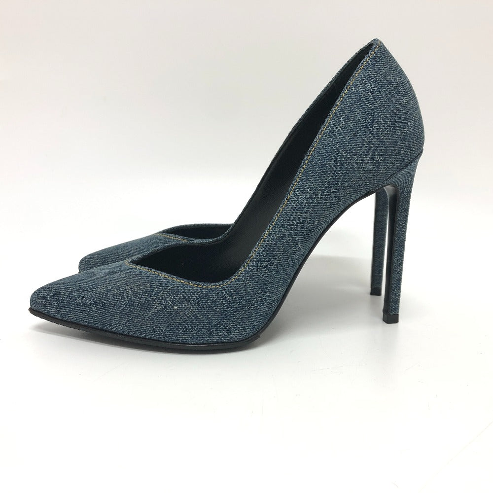 Saint Laurent Pumps 416482 Denim , Denim Blue Denim Women 36
