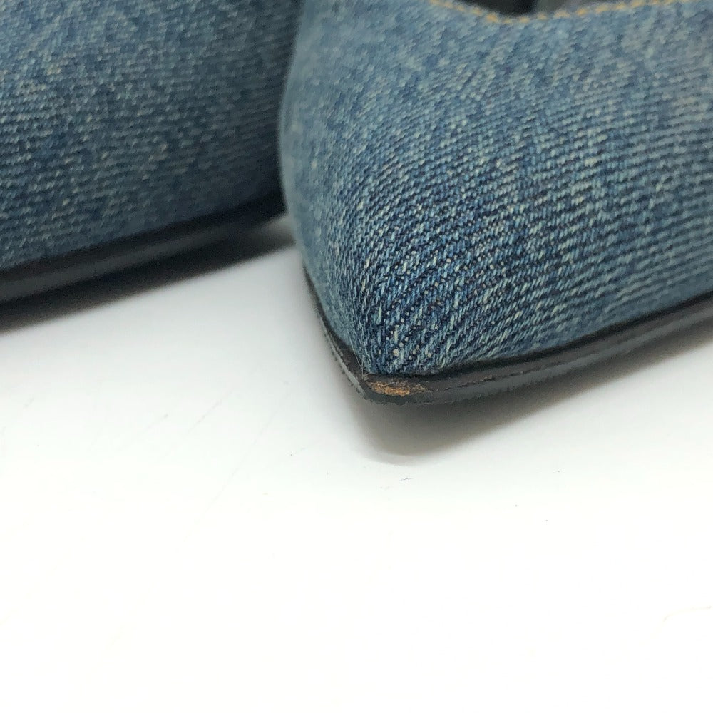 Saint Laurent Pumps 416482 Denim , Denim Blue Denim Women 36