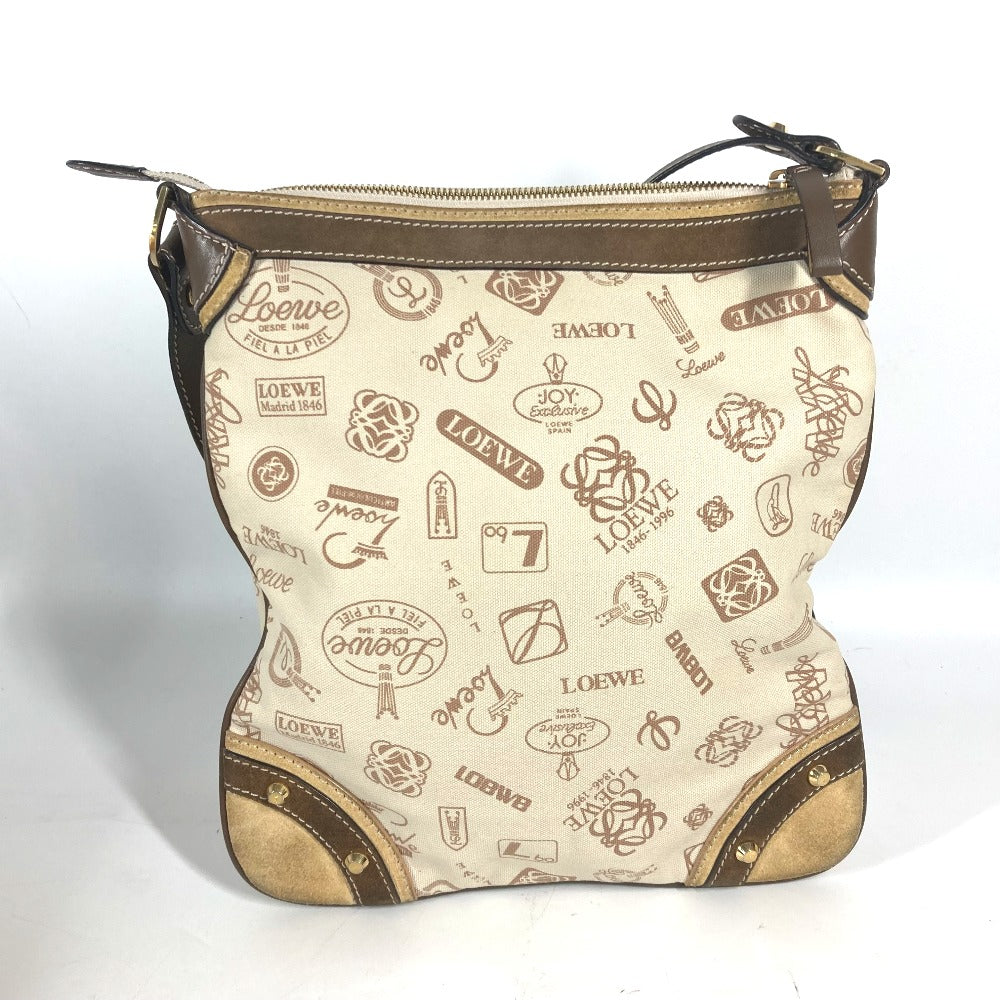 Loewe Shoulder Bag Canvas / Leather Beige Bag Crossbody 160Th Anniversary Women