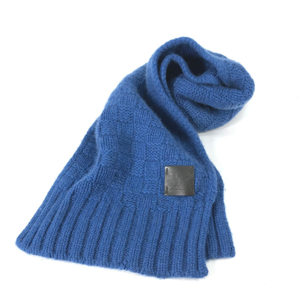 Louis Vuitton Scarf M75339 Cashmere Blue Escharp Helsinki Mens