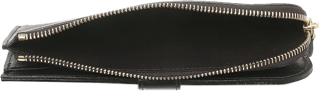 Il Bisonte Long Wallet Purse 5412305140 Leather Black Nero