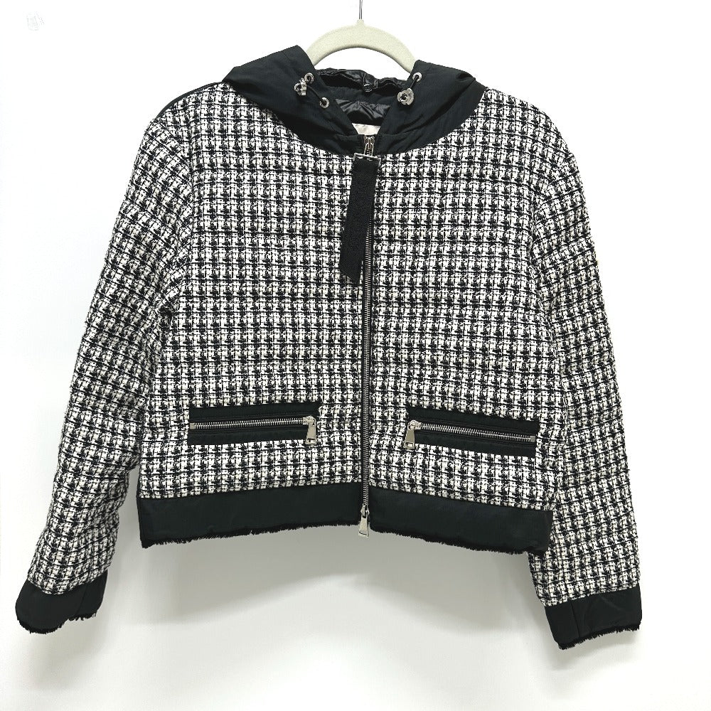 Moncler Down Jacket Tweed, Nylon White Down Outer Remonay Women