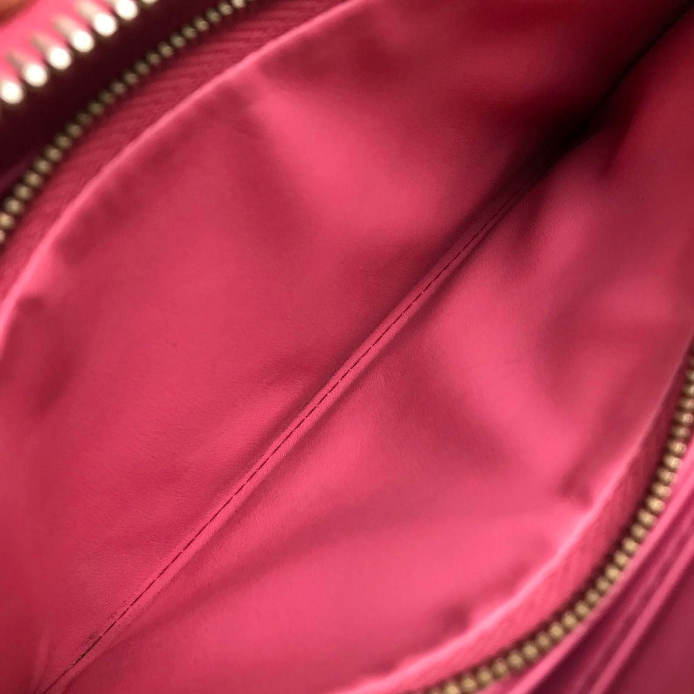 Louis Vuitton Long Wallet Purse M9147F Patent Leather Pink Monogram Vernis Zip Around Long Wallet