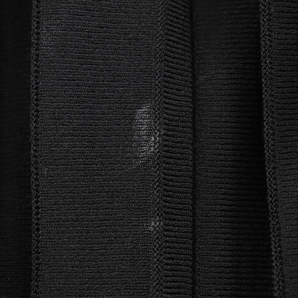 Louis Vuitton Skirt Rayon, Polyester Black Pleated Women Xs