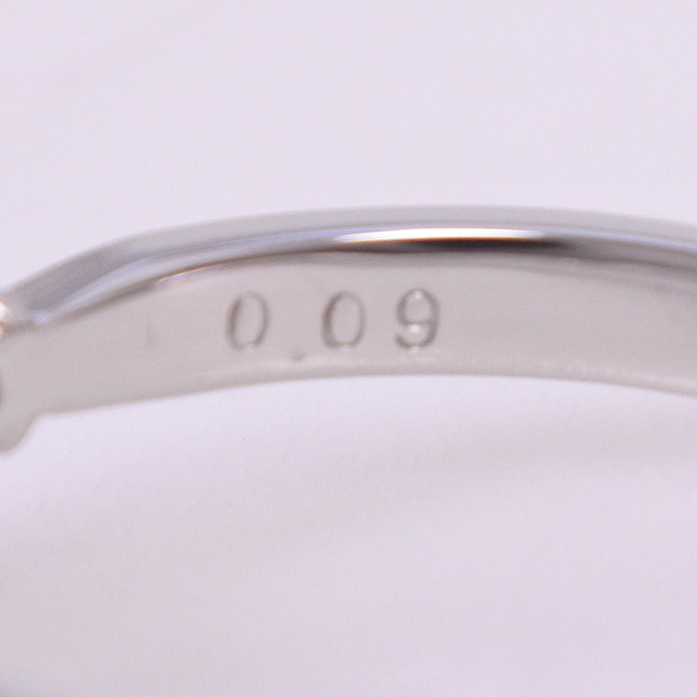 Jewelry Ring Pt900Platinum, Pearl Silver Pearl Women 11.5 Issue