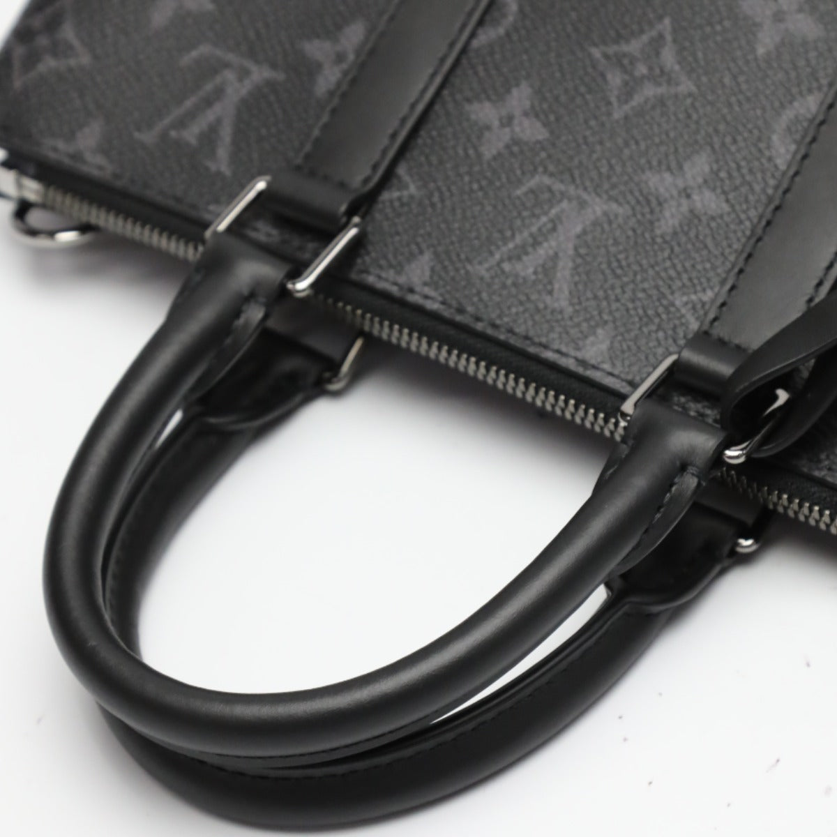 Louis Vuitton Tote Bag M46456 Monogram Canvas Black Shoulder Bag Monogram Eclipse Sac Plat Cloth