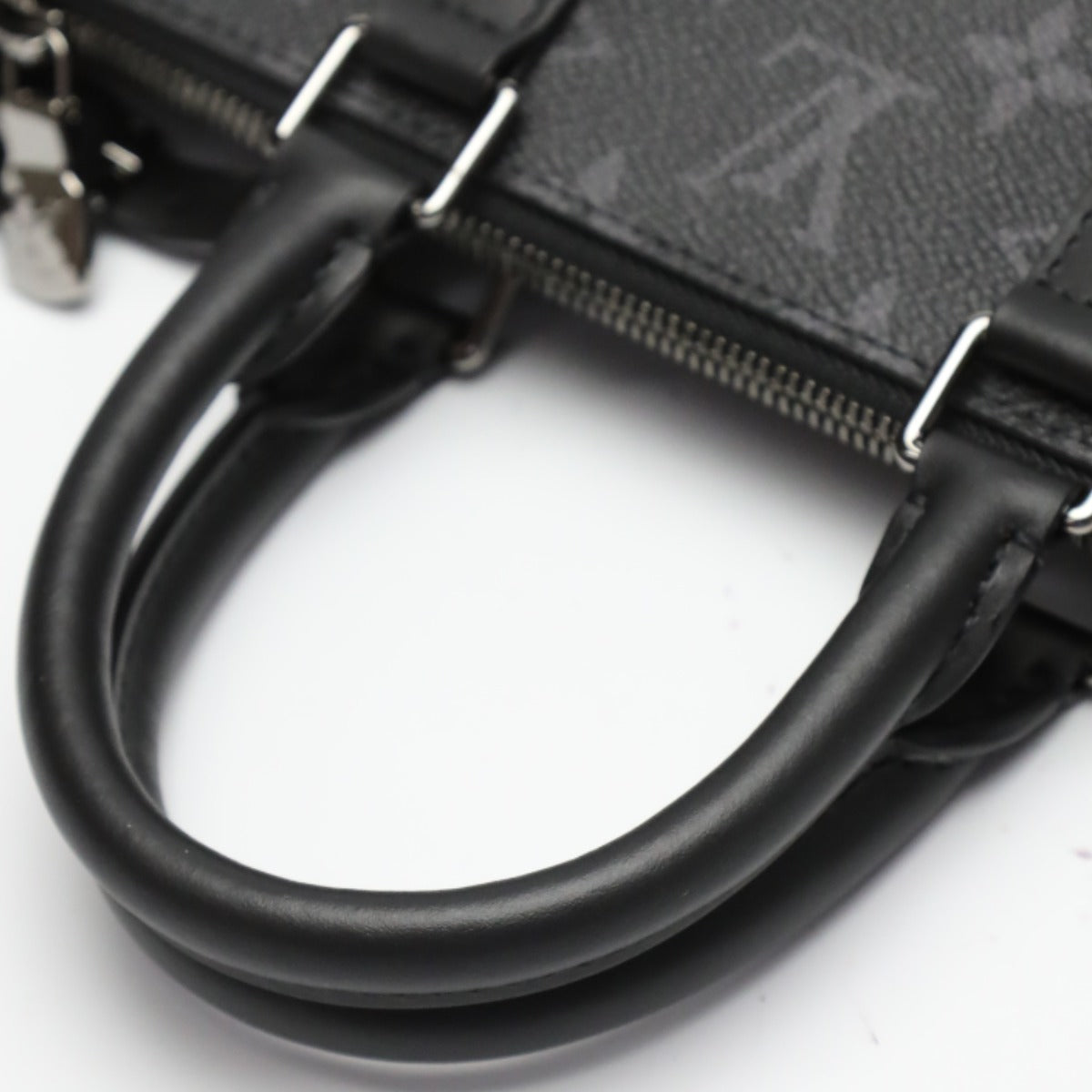 Louis Vuitton Tote Bag M46456 Monogram Canvas Black Shoulder Bag Monogram Eclipse Sac Plat Cloth